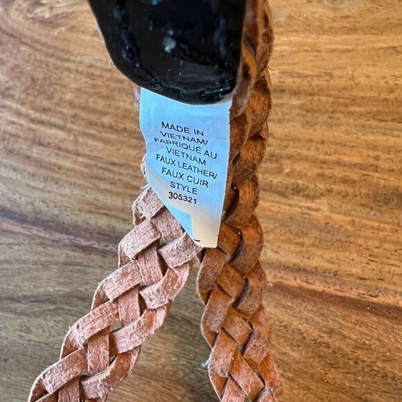 Xhilaration Black & White Polka Dot Belted Mini Skirt - Picture 7 of 7